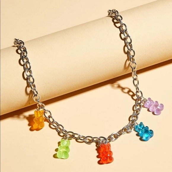 Gummy Bear Charm Necklace - Picture 2 of 4
